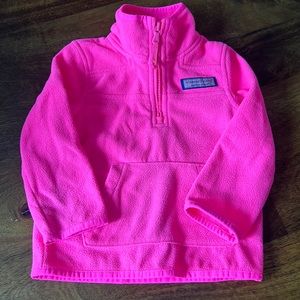 Vineyard Vines Hot pink fleece pullover